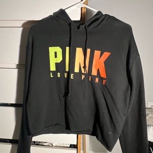 PINK cropped hoodie